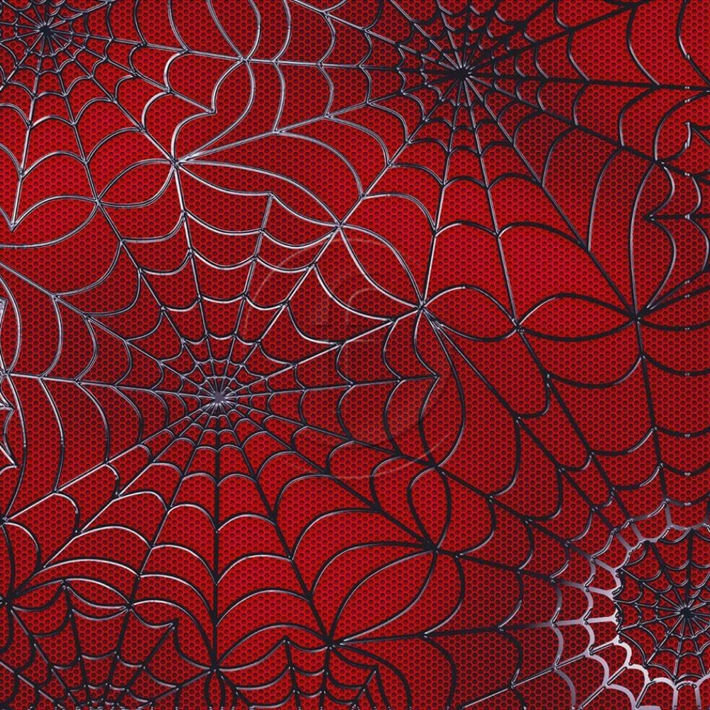 Red Spiderweb Capris - Picture 6 of 8